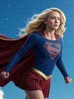 Melissa Benoist Supergirl Blue Costume Jacket
