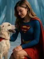 Melissa Benoist Supergirl Blue Costume Jacket