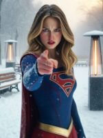 Melissa Benoist Supergirl Blue Costume Jacket