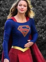Melissa Benoist Supergirl Blue Costume Jacket