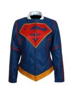 Melissa Benoist Supergirl Blue Costume Jacket