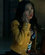 Melody Bayani The Equalizer S03 Leather Yellow Jacket