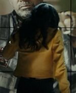 Melody Bayani The Equalizer S03 Leather Yellow Jacket