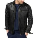 Men Bluster Biker Leather Jacket