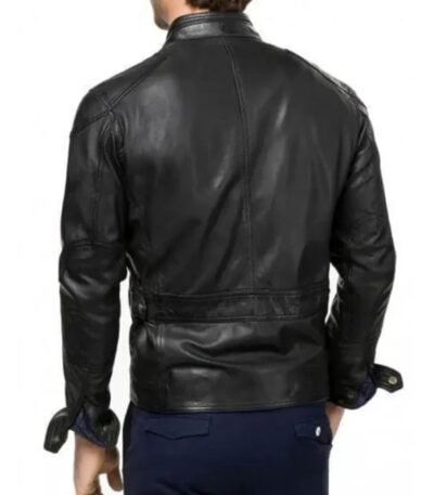 Men Bluster Biker Leather Jacket