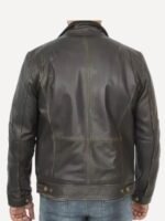 Mens Biker 6 pockets Vintage Jacket