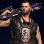 Men's Cyberpunk 2077 Male V Nomad Leather Vest