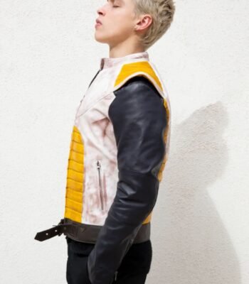 Mens Dragon Ball Z Vegeta Leather Jacket