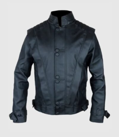 Mens Halloween Thriller Costume Black Jacket