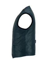 Mens Vintage Classic Blue Leather Vest