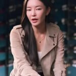 Mi-Sun Lift 2024 Movie Beige Biker Jacket