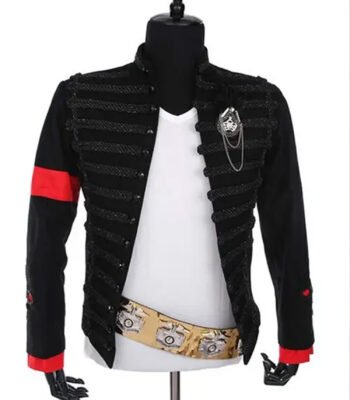 Michael Jackson Award Ceremony Hussar Black Jacket