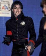 Michael Jackson Award Ceremony Hussar Black Jacket