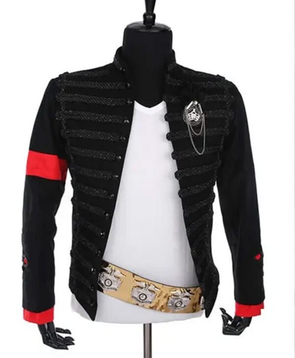 Michael Jackson Award Ceremony Hussar Black Jacket