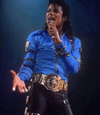 Michael Jackson Bad World Tour Blue Jacket