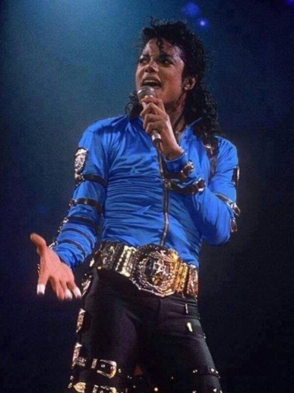 Michael Jackson Bad World Tour Blue Jacket