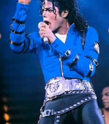 Michael Jackson Bad World Tour Blue Jacket