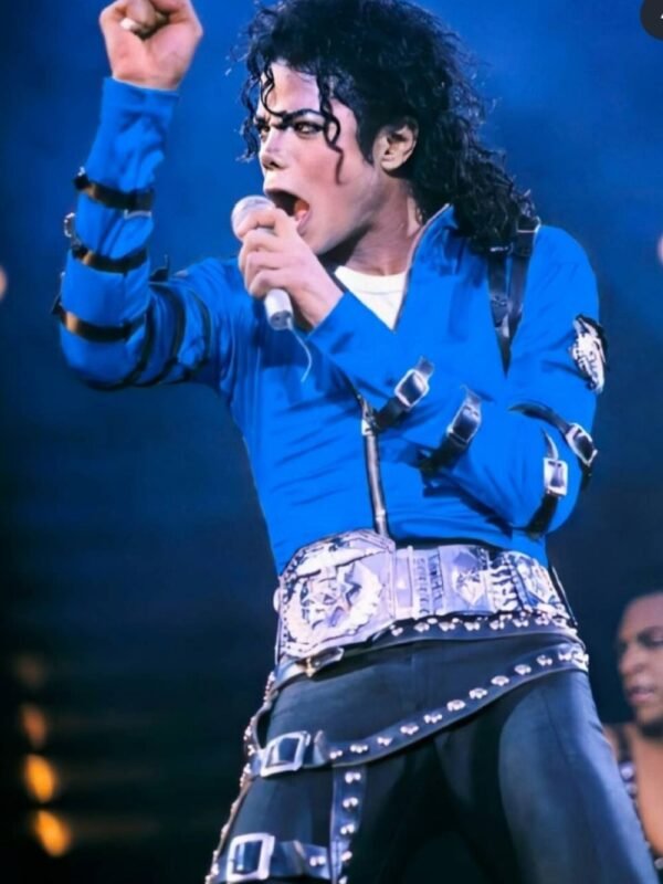 Michael Jackson Bad World Tour Blue Jacket