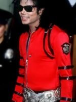 Michael Jackson Bad World Tour Red 1987 Jacket