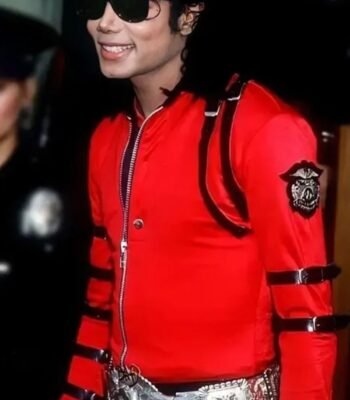 Michael Jackson Bad World Tour Red 1987 Jacket