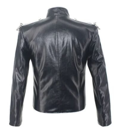 Michael Jackson Black Stand Up Collar Jacket