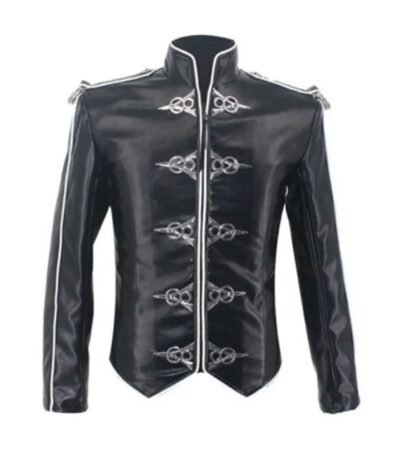 Michael Jackson Black Stand Up Collar Jacket