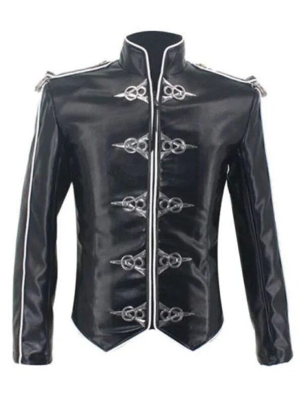 Michael Jackson Black Stand Up Collar Jacket