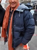 Michael Keaton The Protege Puffer Hooded Jacket