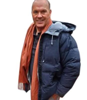 Michael Keaton The Protege Puffer Hooded Jacket