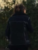 Michelle Four Pockets Shearling Fur Leather Jacket