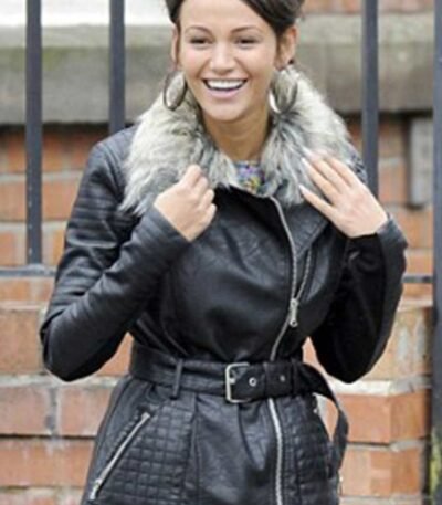 Michelle Keegan Leather Jacket