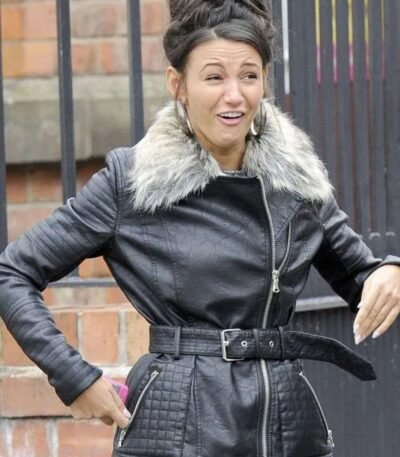 Michelle Keegan Leather Jacket