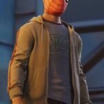 Miles Morales Spider Man PS4 Game Grey Hoodie