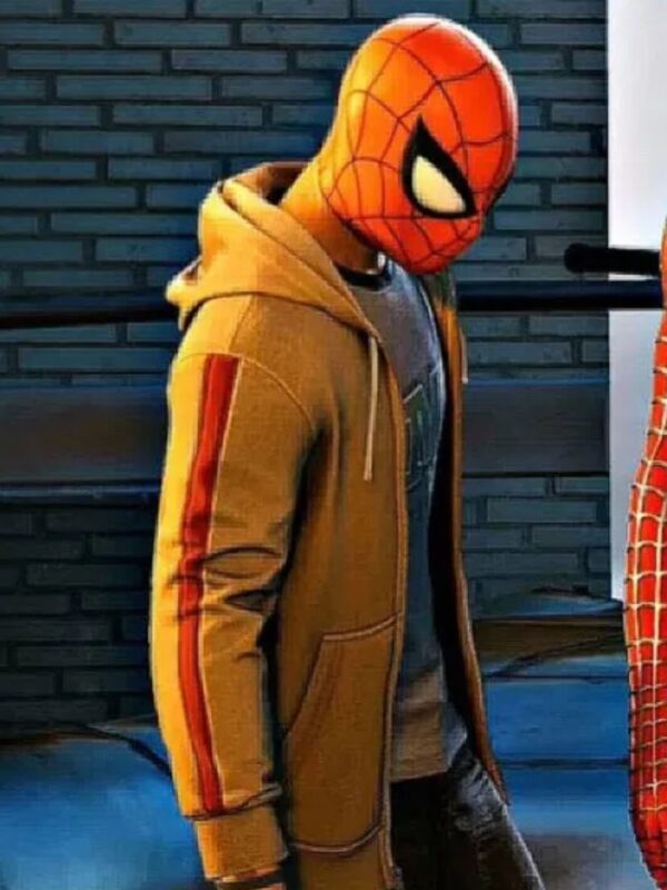 Miles Morales Spider Man PS4 Game Grey Hoodie