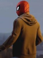 Miles Morales Spider Man PS4 Game Grey Hoodie