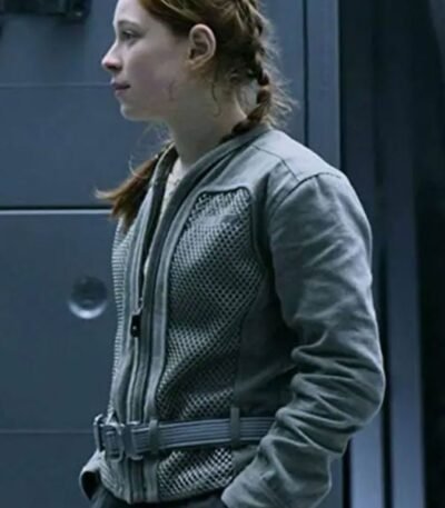 Mina Sundwall Lost In Space Grey Jacket