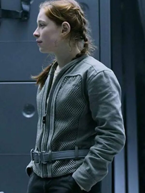 Mina Sundwall Lost In Space Grey Jacket