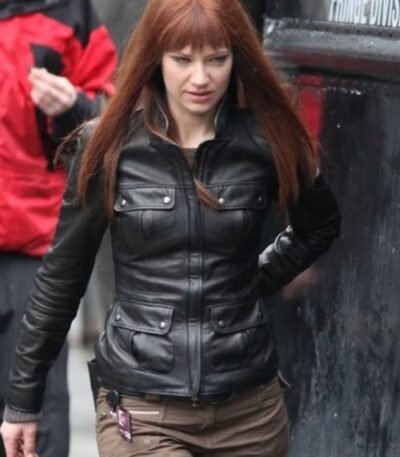 Mindhunter S02 Anna Torv Black Leather Jacket