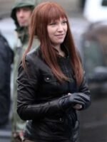 Mindhunter S02 Anna Torv Black Leather Jacket