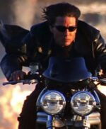 Mission Impossible 2 Tom Cruise Black Leather Coat