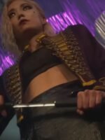 Mission Impossible 7 Pom Klementieff Maroon Jack­et