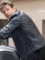 Mission Impossible Dead Reckoning Tom Cruise Black Leather Jacket