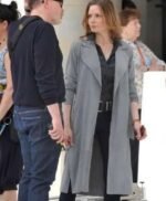 Mission Impossible Fallout Ilsa Faust Blue Wrap Belted Coat