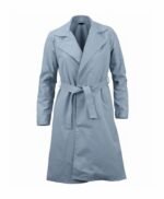 Mission Impossible Fallout Ilsa Faust Blue Wrap Belted Coat
