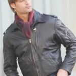 Mission Impossible Ghost Protocol Josh Holloway Black Leather Jacket