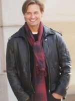 Mission Impossible Ghost Protocol Josh Holloway Black Leather Jacket