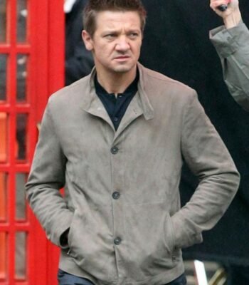 Mission Impossible Rogue Nation Jeremy Renner Suede Jacket