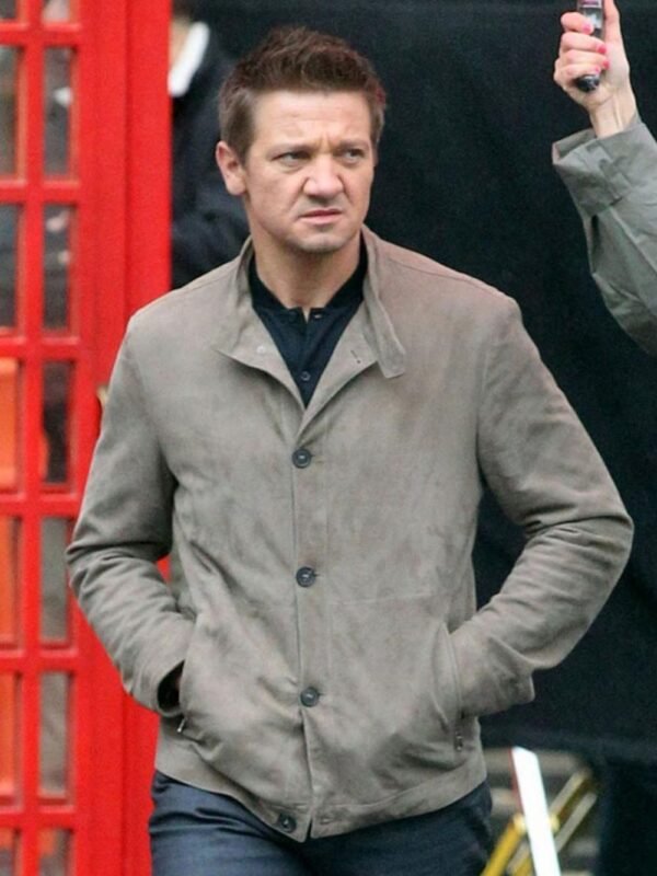 Mission Impossible Rogue Nation Jeremy Renner Suede Jacket
