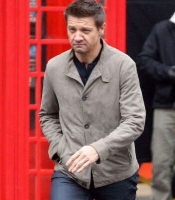 Mission Impossible Rogue Nation Jeremy Renner Suede Jacket