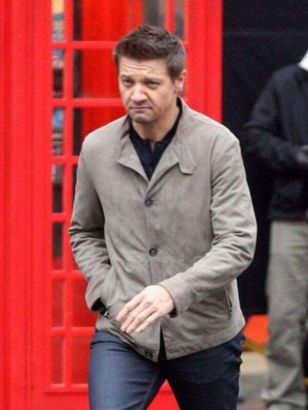 Mission Impossible Rogue Nation Jeremy Renner Suede Jacket